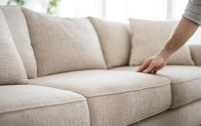 Fabric Assesment Process Step Upholstery Cleaning